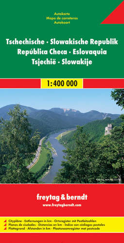 Online bestellen: Wegenkaart - landkaart Tschechische -Slowakische Republik (Tsjechië & Slowakije) | Freytag & Berndt