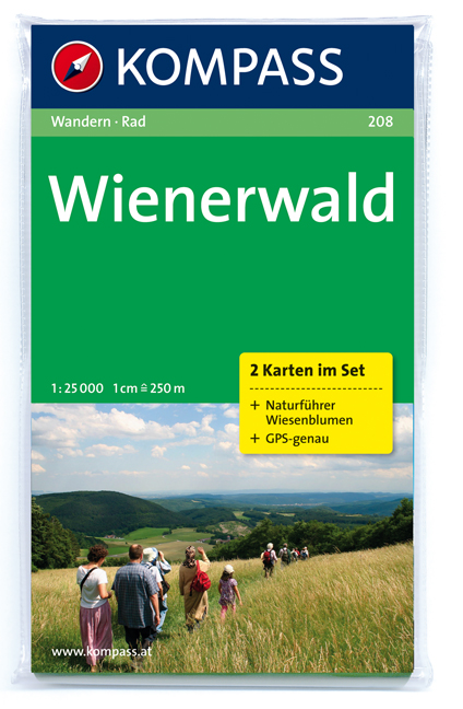 Wandelkaart WK 208 Wienerwald | Kompass |