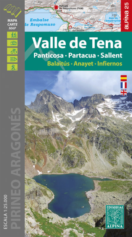 Online bestellen: Wandelkaart 05 Valle de Tena | Editorial Alpina