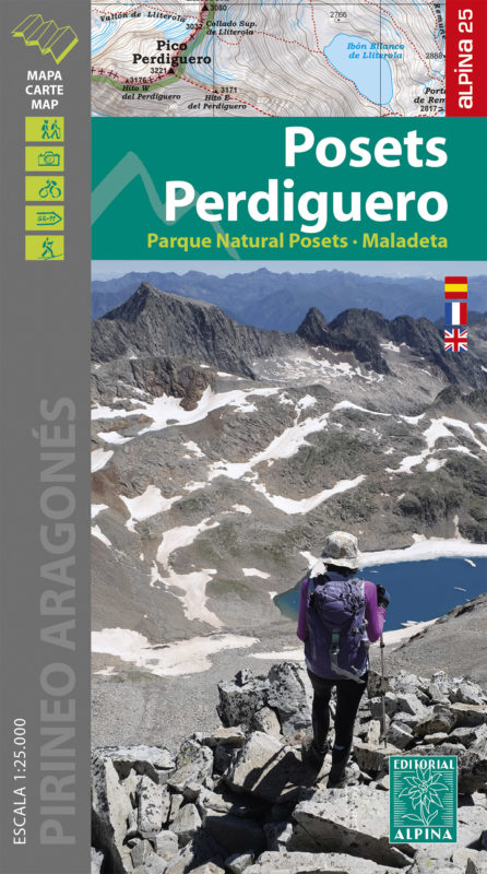 Online bestellen: Wandelkaart 14 Posets - Perdiguero | Editorial Alpina