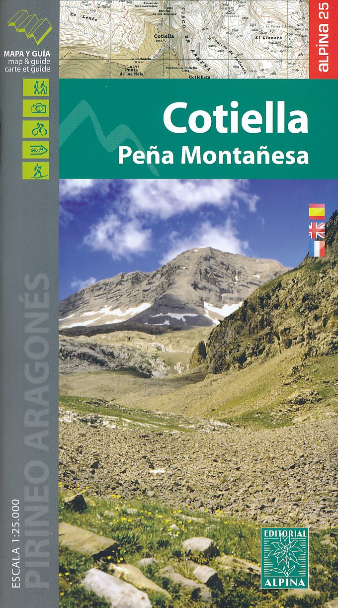 Online bestellen: Wandelkaart 13 Cotiella - Pena Montanesa | Editorial Alpina