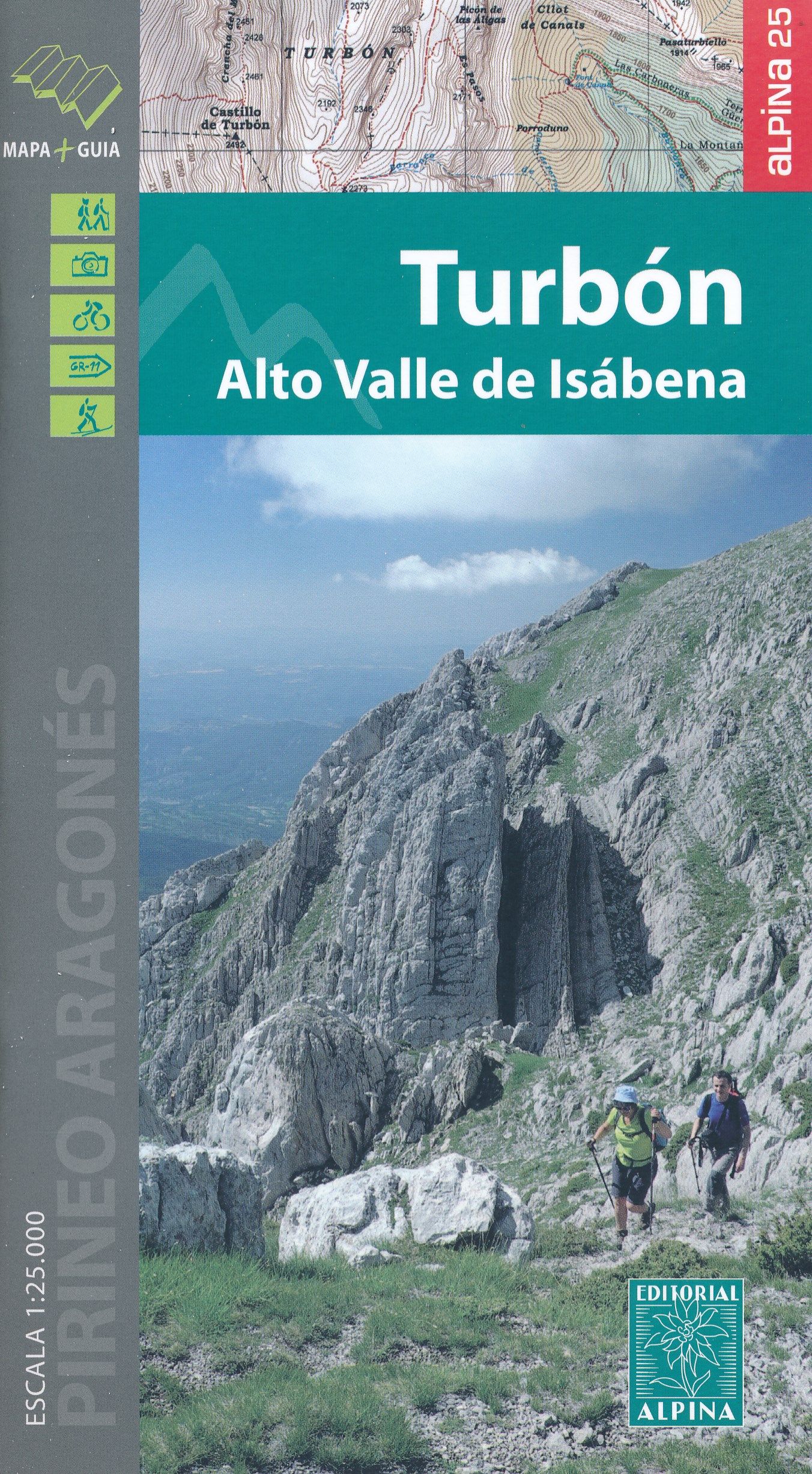 Online bestellen: Wandelkaart 17 Turbón, Alto Valle de Isábena | Editorial Alpina