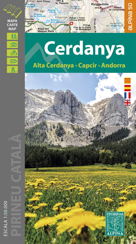 Online bestellen: Wandelkaart 32 Cerdanya | Editorial Alpina