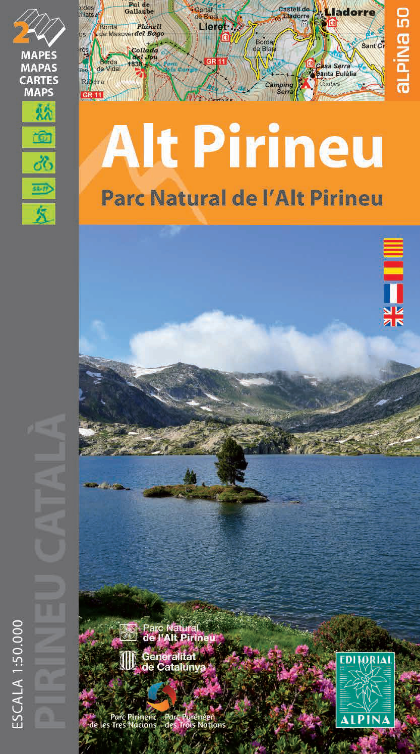 Online bestellen: Wandelkaart 27 Parc Natural de l`Alt Pirineu | Editorial Alpina