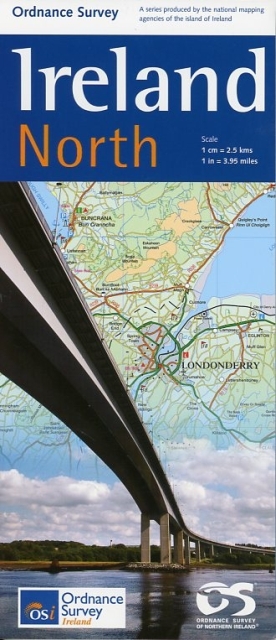 Online bestellen: Wegenkaart - landkaart Ireland North ( Ierland ) | Ordnance Survey Ireland