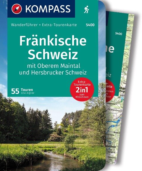 Online bestellen: Wandelgids 5400 Wanderführer Fränkische Schweiz | Kompass
