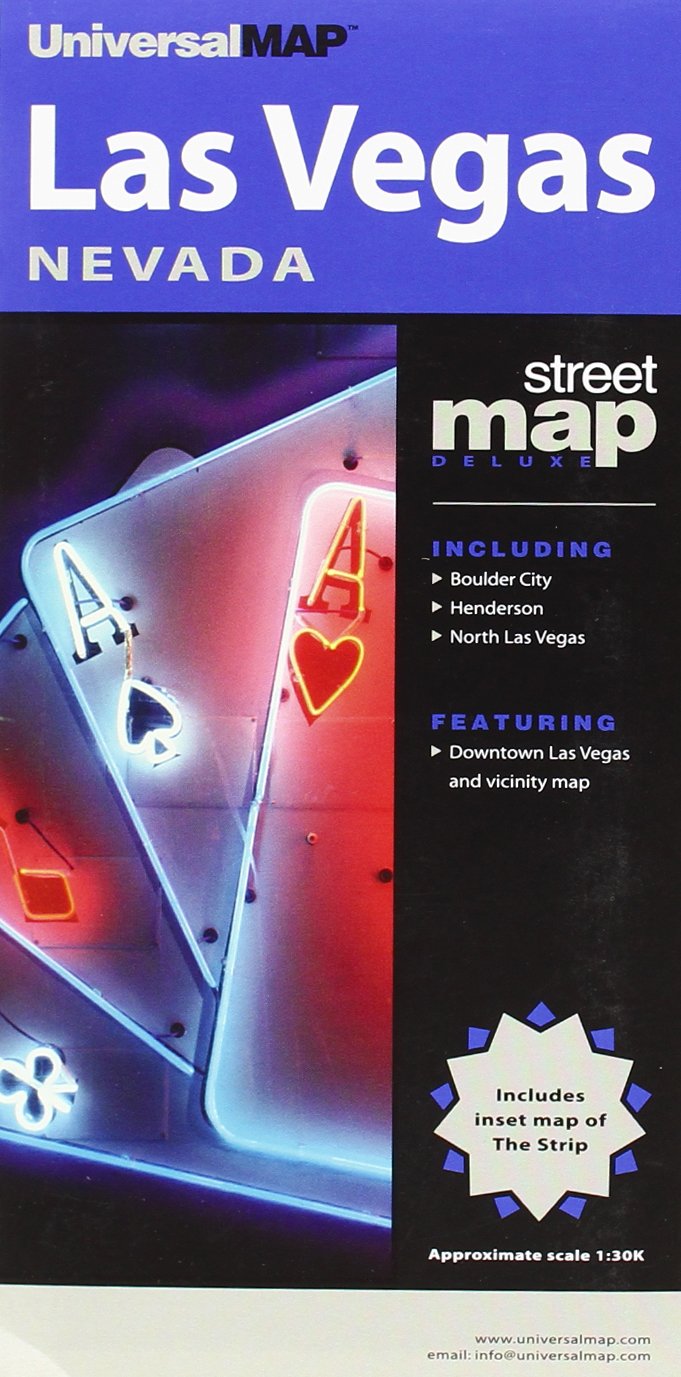 Online bestellen: Stadsplattegrond Las Vegas | Universal maps