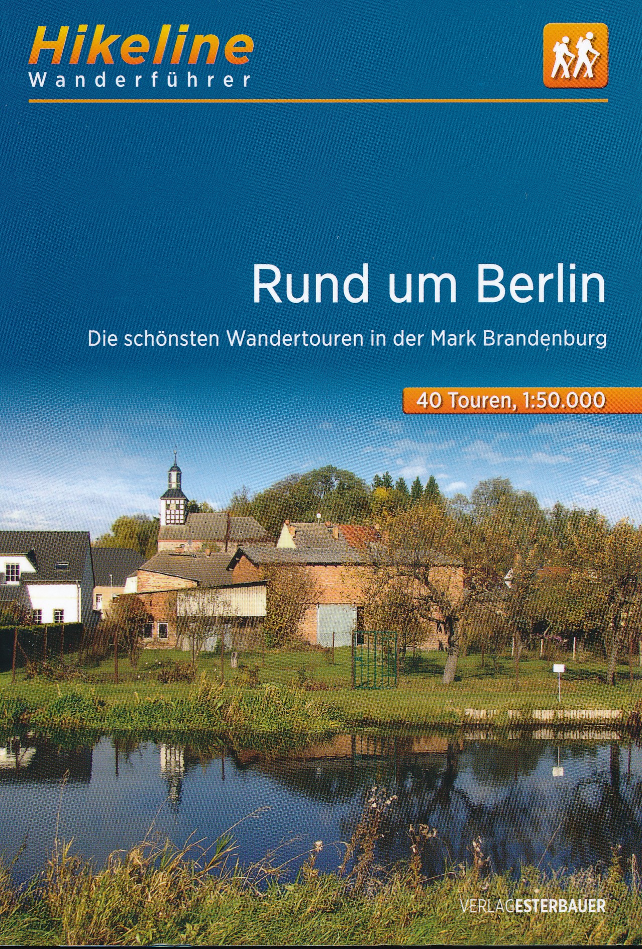 Online bestellen: Wandelgids Hikeline Rund um Berlin - Berlijn | Esterbauer