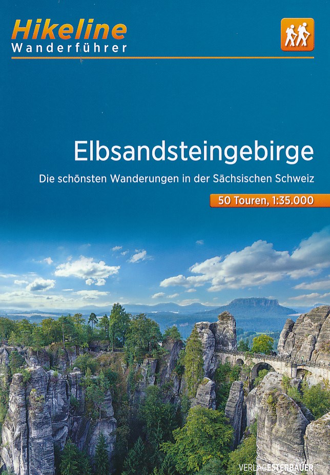 Online bestellen: Wandelgids Hikeline Elbsandsteingebirge | Esterbauer
