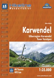 Online bestellen: Wandelgids Hikeline Karwendel | Esterbauer