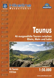 Online bestellen: Wandelgids Hikeline Taunus | Esterbauer