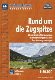 Online bestellen: Wandelgids Hikeline Rund um die Zugspitze | Esterbauer