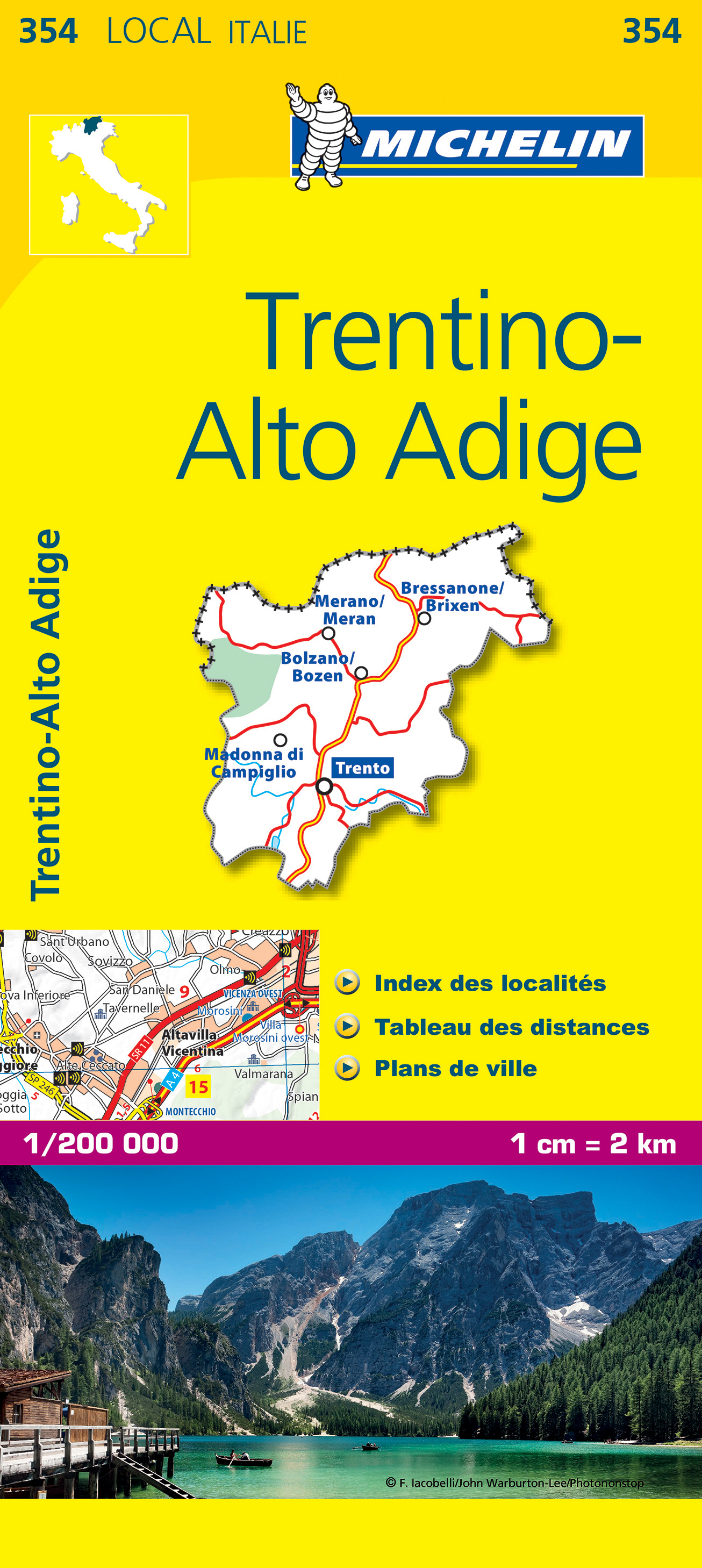 Online bestellen: Wegenkaart - landkaart 354 Dolomieten - Trentino - Alto Adige | Michelin