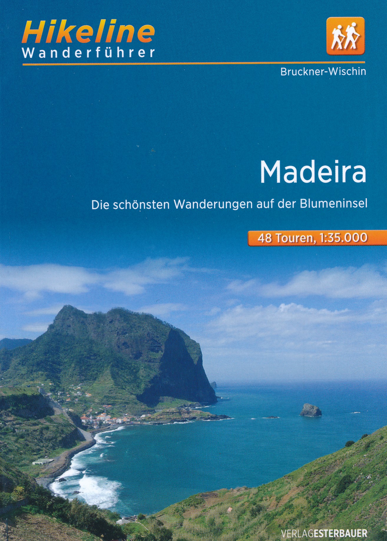 Online bestellen: Wandelgids Hikeline Wanderführer Madeira | Esterbauer