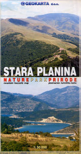 Wandelkaart Stara Plana Natuurpark | Geokarta | 