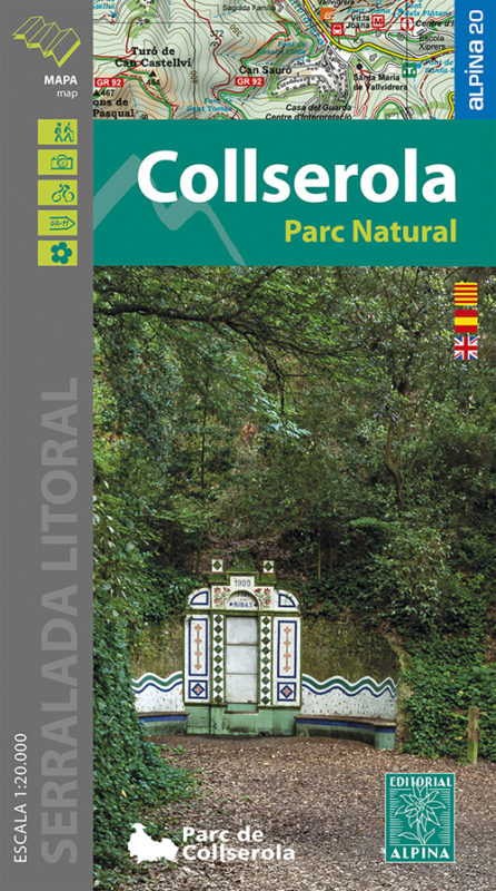 Online bestellen: Wandelkaart 61 Serra de Collserola | Editorial Alpina