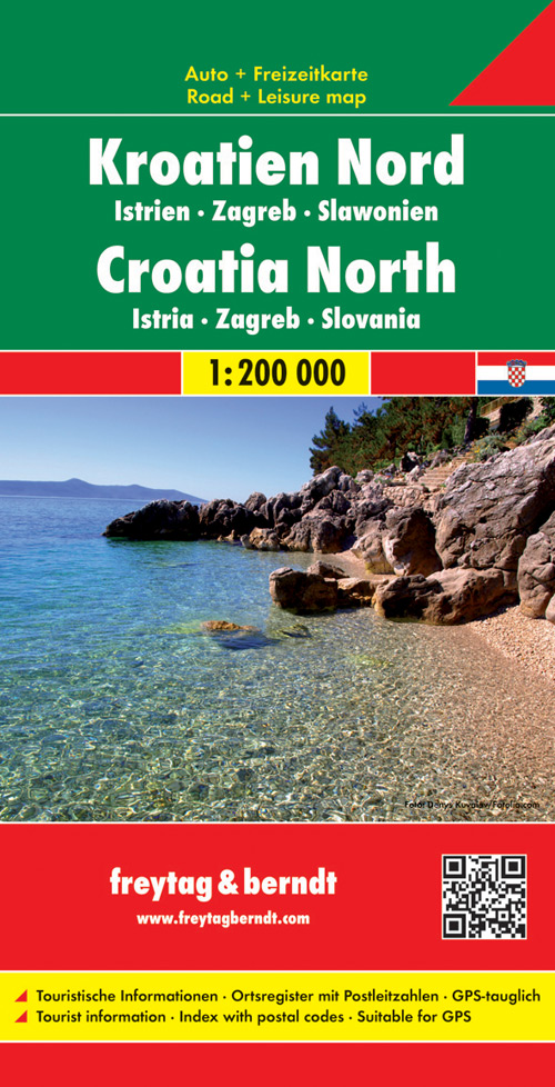 Wegenkaart - landkaart Kroatië Noord - Croatia North - Kroatien Nord |