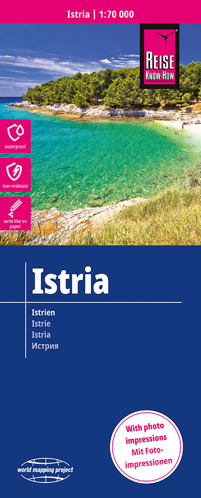 Online bestellen: Wegenkaart - landkaart Istrien - Istrië | Reise Know-How Verlag