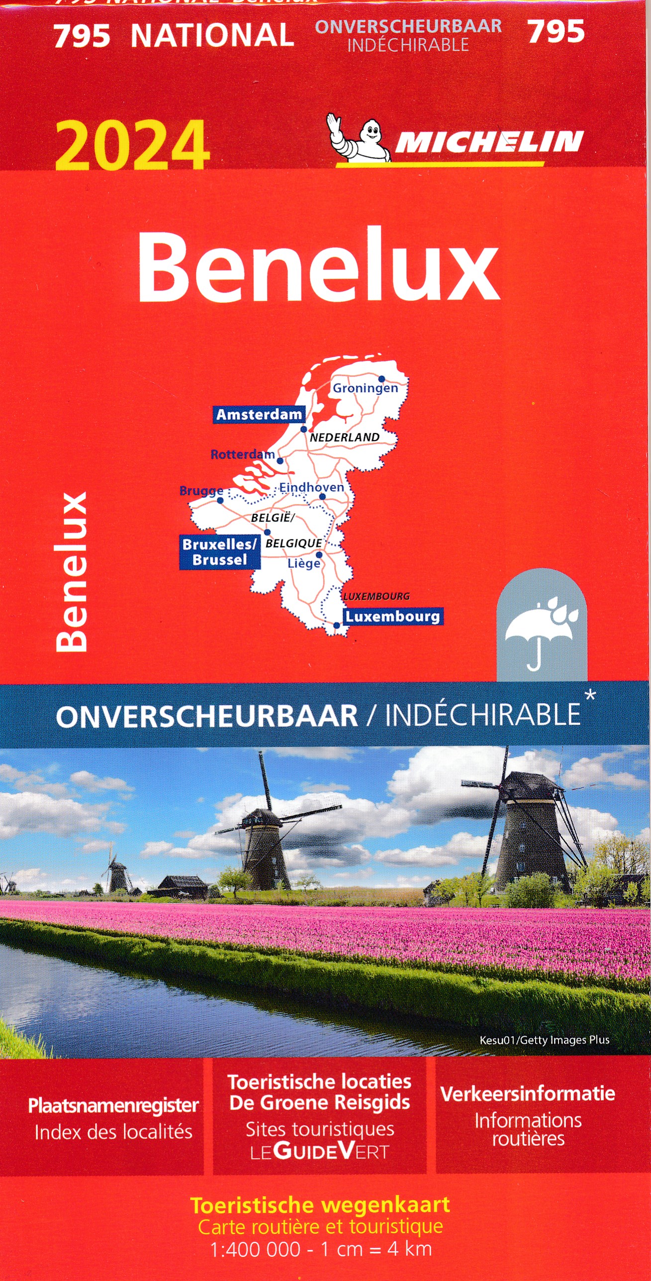 Online bestellen: Wegenkaart - landkaart 795 Benelux 2024 | Michelin