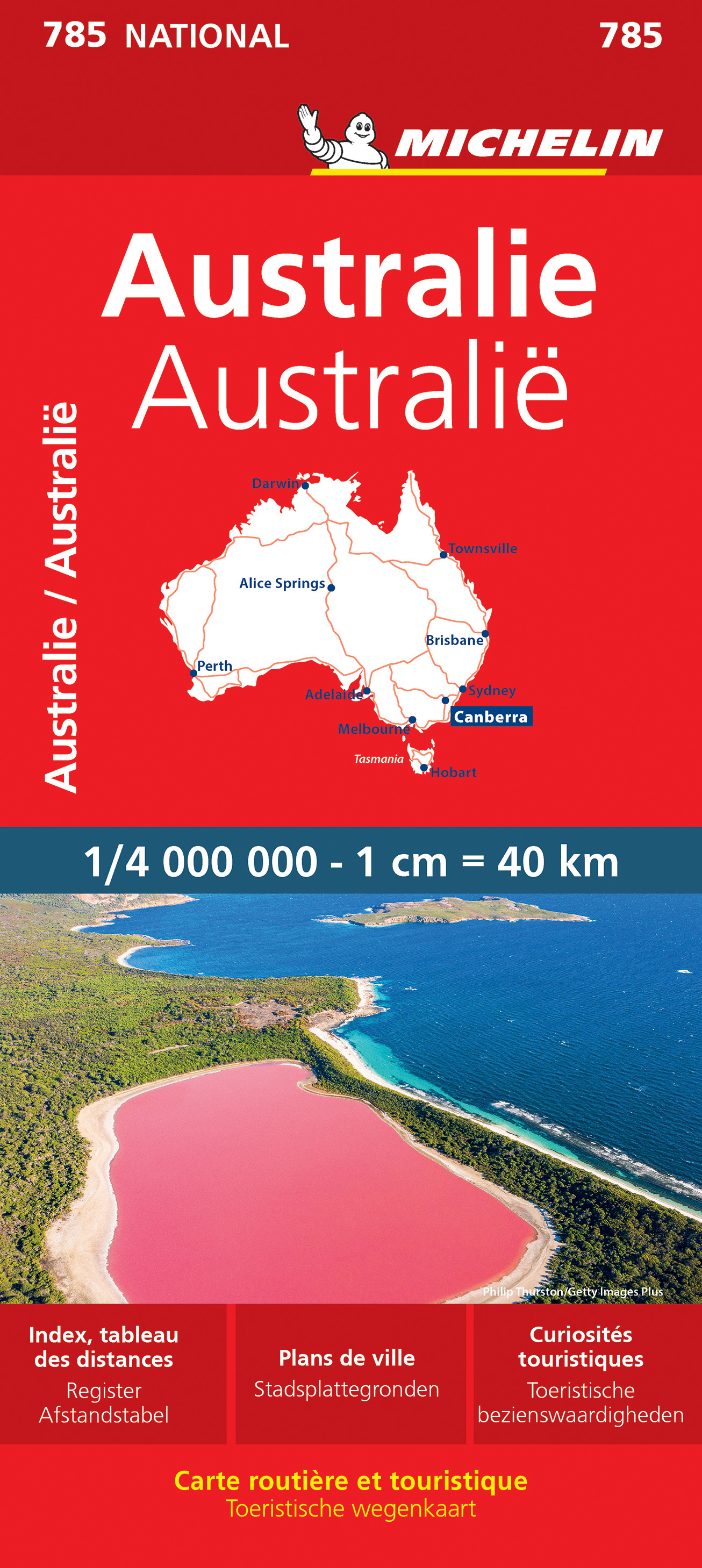 Wegenkaart – landkaart 785 Australië – Australia | Michelin