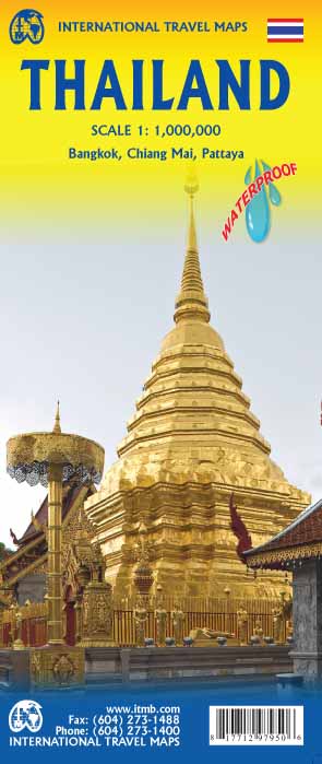 Wegenkaart – landkaart Thailand | ITMB