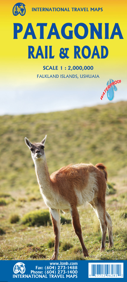Wegenkaart - landkaart Patagonia - Falklands - Ushuaia - Patagonië | I