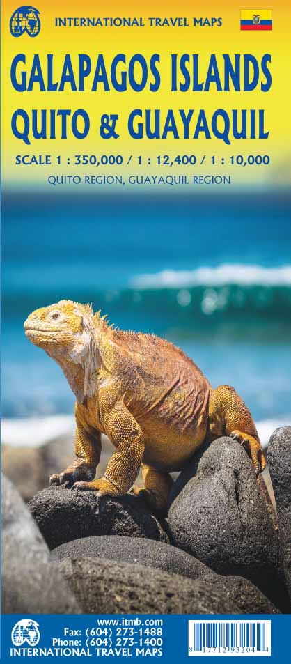 Wegenkaart – landkaart Galapagos Islands – Galapagos eilanden | ITMB