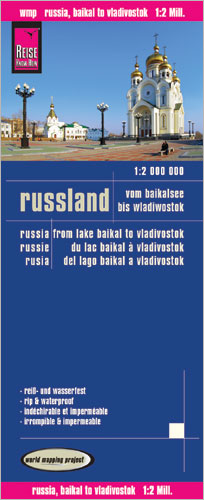 Online bestellen: Wegenkaart - landkaart Rusland: vom Baikalsee Bis Wladiwostok - Baikalmeer Vladivostok | Reise Know-How Verlag