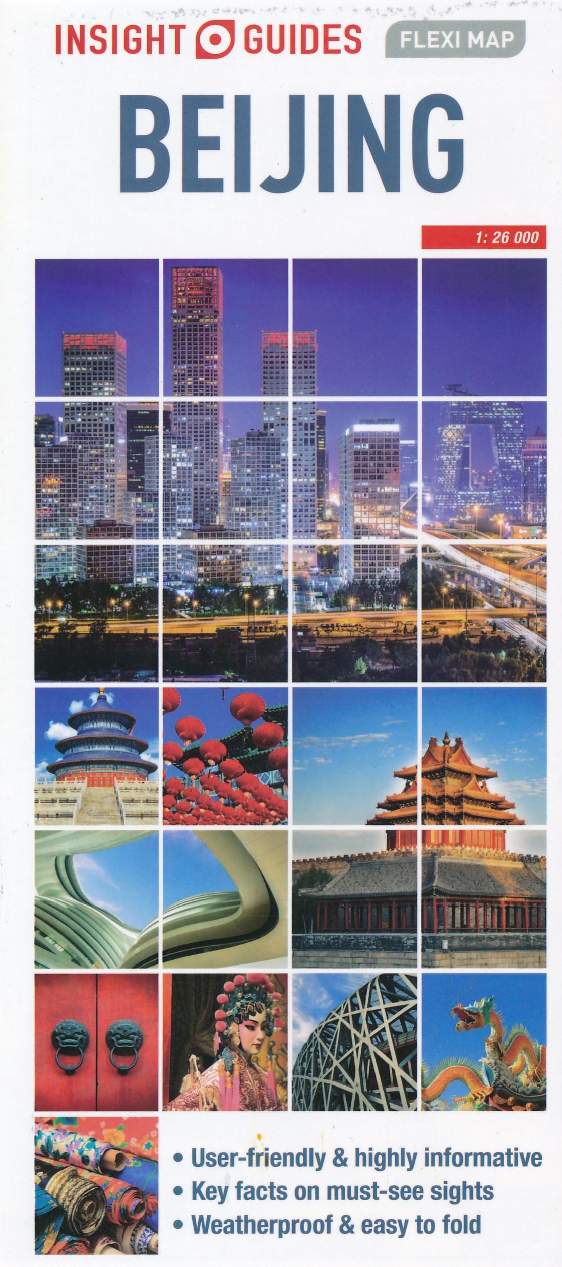 Online bestellen: Stadsplattegrond Fleximap Beijing - Peking | Insight Guides
