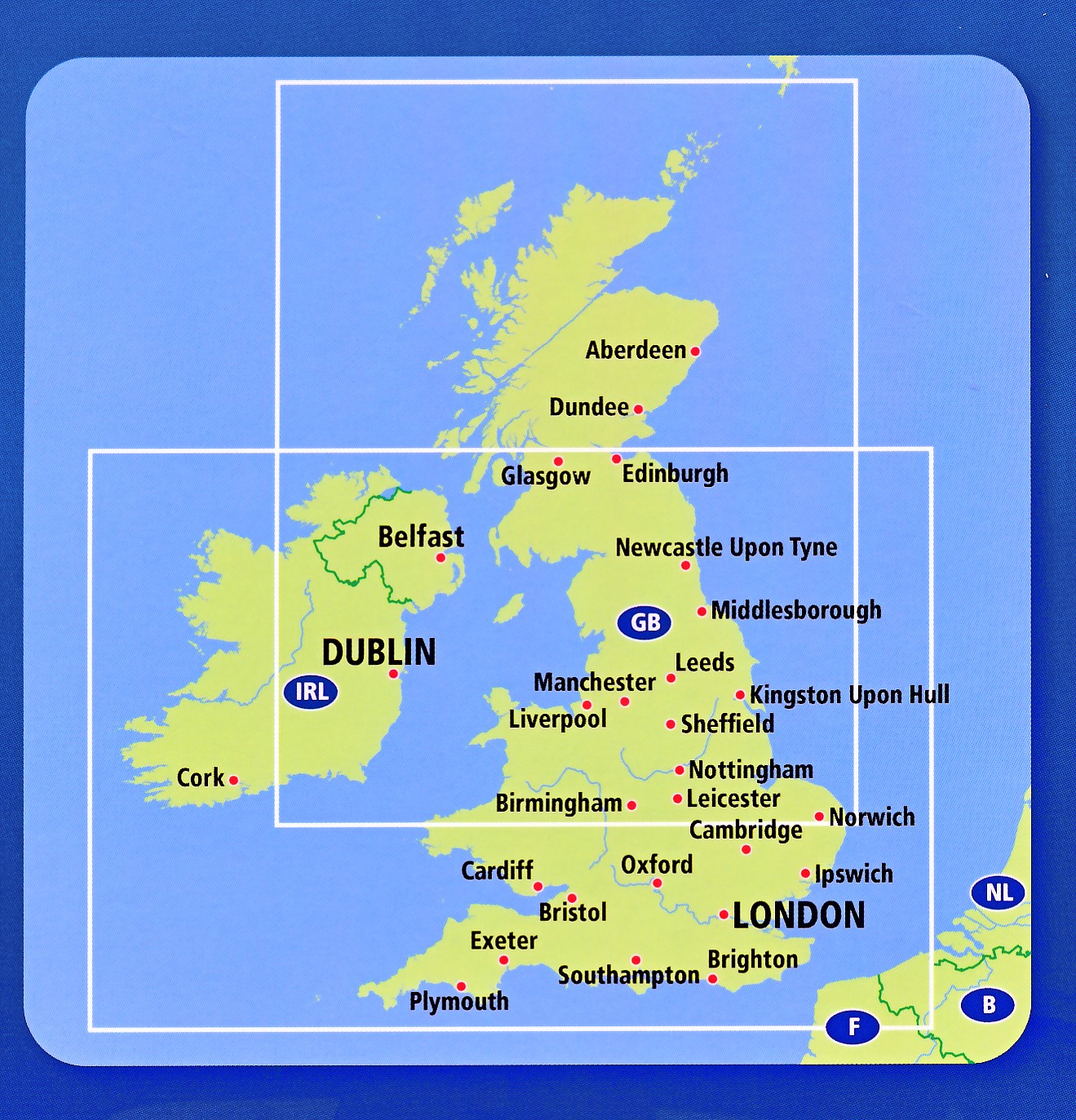 Lyrisch Blootstellen riem Wegenkaart - landkaart Groot-Brittanië en Ierland | ANWB Media |  9789018048457 | Reisboekwinkel De Zwerver