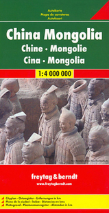 Wegenkaart - landkaart China - Mongolië | Freytag und Berndt | 