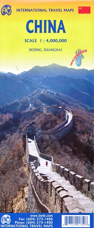 Wegenkaart – landkaart China | ITMB