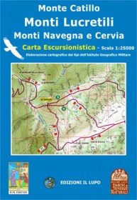 Online bestellen: Wandelkaart 05 Monte Catillo - Monti Lucretili - Monte Navegna - Cervia | Edizione il Lupo