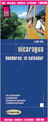 Landkaart - wegenkaart Nicaragua, Honduras &amp; El Salvador | Reise Know How | 