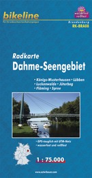 Online bestellen: Fietskaart BRA08 Bikeline Radkarte Dahme - Seengebiet | Esterbauer