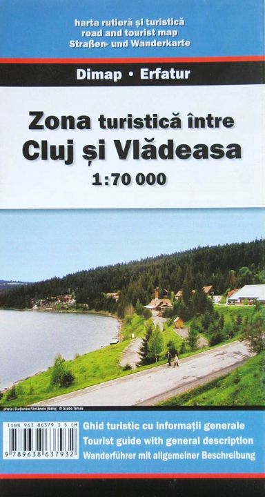 Online bestellen: Wandelkaart Region of Cluj and Vladeasa (Kalotaszeg) | Dimap