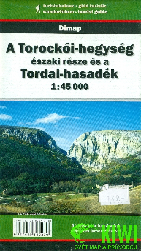 Online bestellen: Wandelkaart Tordai - Hasadek | Dimap