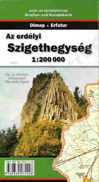 Online bestellen: Wegenkaart - landkaart Muntii Szigethegyseg - Apuseni | Dimap