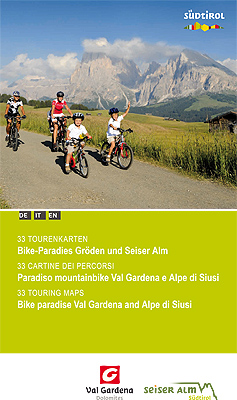 Bike-paradies Gröden &amp; Seiser Alm-paradiso mountainbike Val Gardena e Alpe di Siusi | Tabacco | 