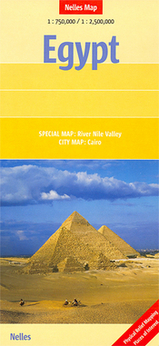 Landkaart - wegenkaart Egypte | Nelles maps | 