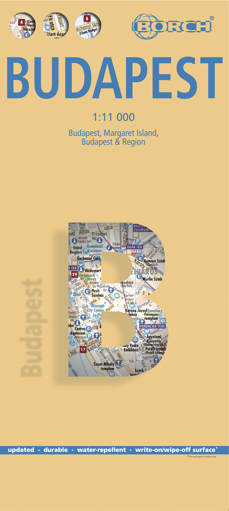 Stadsplattegrond Budapest – Boedapest | Borch