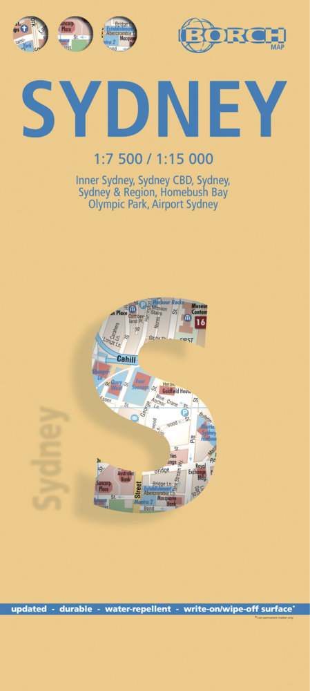 Online bestellen: Stadsplattegrond Sydney | Borch