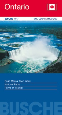 Wegenkaart - Landkaart Ontario | Busche Maps | 