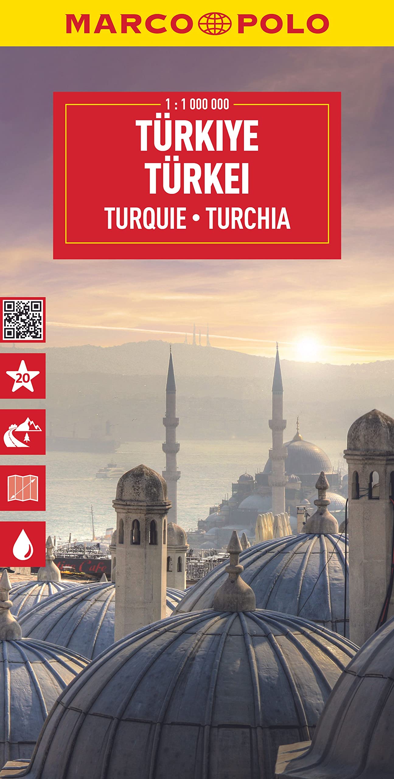 Online bestellen: Wegenkaart - landkaart Turkey - Turkije | Marco Polo