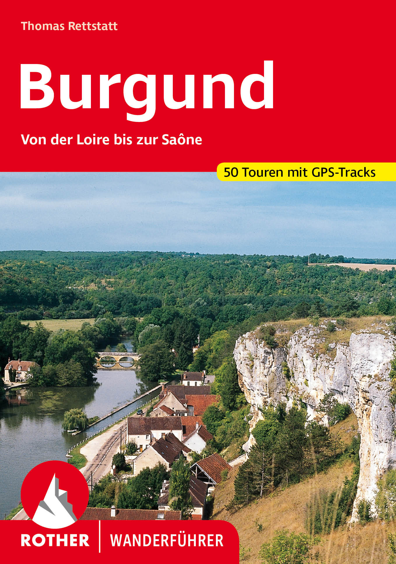 Online bestellen: Wandelgids Burgund - Bourgondië | Rother Bergverlag