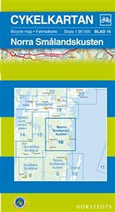 Fietskaart 16 Norra Smålandskusten, Zweden | Norstedt  Cykelkartan | 
