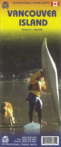 Landkaart - wegenkaart Vancouver Island | ITMB | 