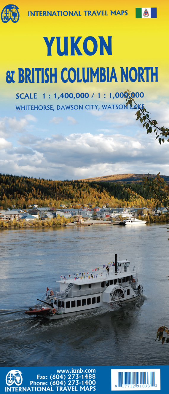 Online bestellen: Wegenkaart - landkaart Yukon Territory - Northwest Territories SW | ITMB