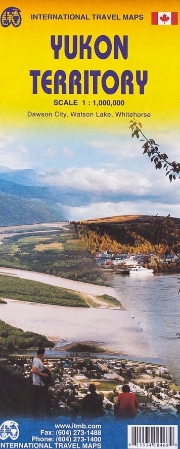 Landkaart - wegenkaart Yukon Territory | ITMB | 