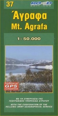 Online bestellen: Wandelkaart 37 Mount Agrafa | Road Editions